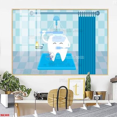 File tranh in mica File gốc tranh in nha khoa NK305 (độ phân giải cao)