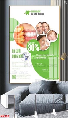 File gốc File gốc tranh in nha khoa NK310 (phong cách) châu Âu
