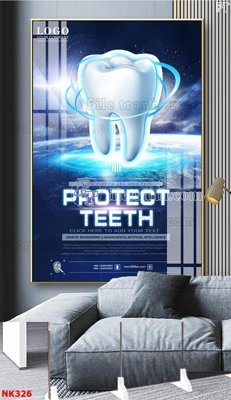 Mua file gốc File gốc tranh in nha khoa NK326 (chất lượng) tại Filetranh.com