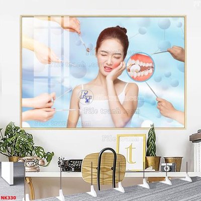 File gốc File gốc tranh in nha khoa NK330 (trang trí) phòng ngủ