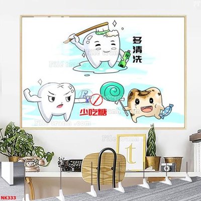 File gốc File gốc tranh in nha khoa NK333 (ảnh chi tiết) để in lụa