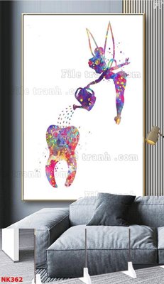 File gốc File gốc tranh in nha khoa NK362 (phiên bản chuẩn) để in ấn