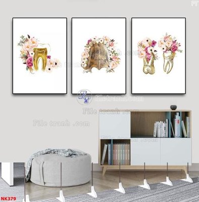 Tải file File gốc tranh in nha khoa NK379 (ảnh gốc) độ phân giải 300dpi