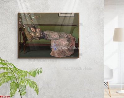 File tranh Tranh phục hưng nhân vật châu âu NT1010 (gốc) phong cách tối giản