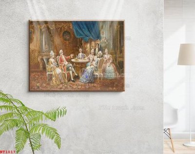 File gốc in ấn Tranh phục hưng nhân vật châu âu NT1017 (sẵn sàng tải về)