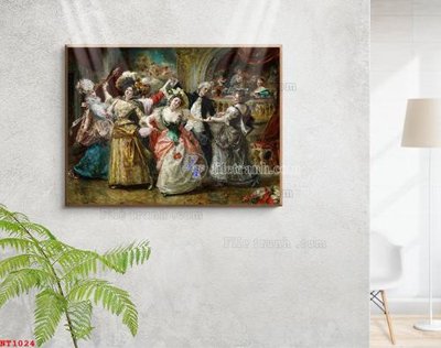 File gốc Tranh phục hưng nhân vật châu âu NT1024 (PNG) nền trong suốt