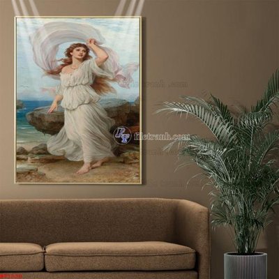 File in lụa Tranh phục hưng nhân vật châu âu NT1030 (chất lượng cao) Tranh phục hưng nhân vật châu âu NT1030