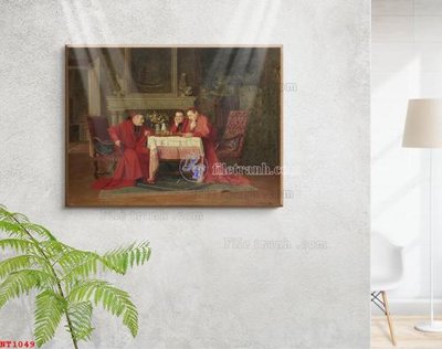 Tải file Tranh phục hưng nhân vật châu âu NT1049 (gốc) chủ đề tôn giáo