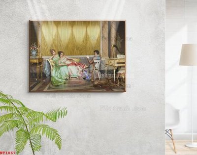 Mua file gốc Tranh phục hưng nhân vật châu âu NT1067 (in ấn) tại Filetranh.com