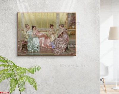 Tải về file tranh gốc Tranh phục hưng nhân vật châu âu NT1076 (để in quảng cáo)