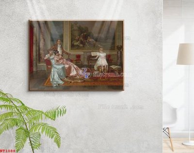 File tranh trang trí Tranh phục hưng nhân vật châu âu NT1088 (file gốc)