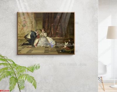 File gốc Tranh phục hưng nhân vật châu âu NT1099 (cho in ấn) từ Filetranh.com