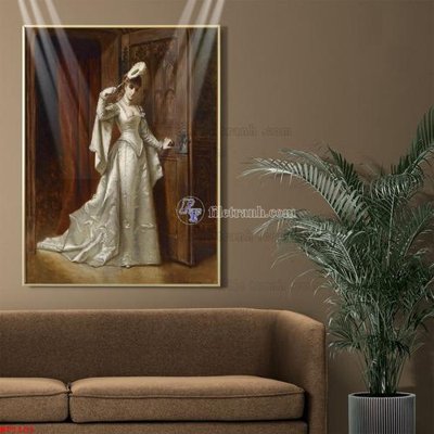 File gốc Tranh phục hưng nhân vật châu âu NT1101 (trang trí) phòng làm việc