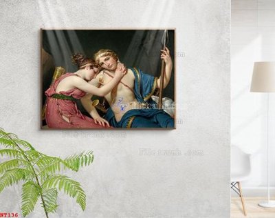 Tải file tranh Tranh phục hưng nhân vật châu âu NT136 (gốc) tại Filetranh.com