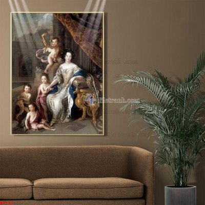 File ảnh Tranh phục hưng nhân vật châu âu NT197 (gốc) dùng in Pano