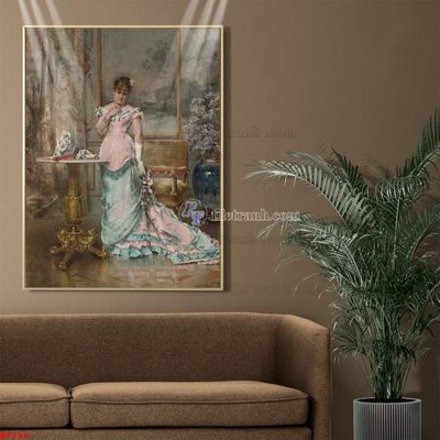 File in mica Tranh phục hưng nhân vật châu âu NT298 (ảnh gốc) đẹp