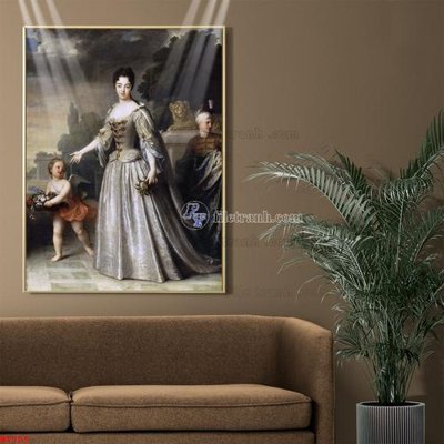 Download file gốc Tranh phục hưng nhân vật châu âu NT305 (in lụa) cao cấp