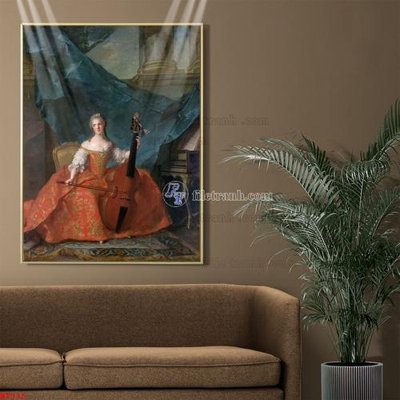 File gốc Tranh phục hưng nhân vật châu âu NT315 (in lụa) chi tiết cao