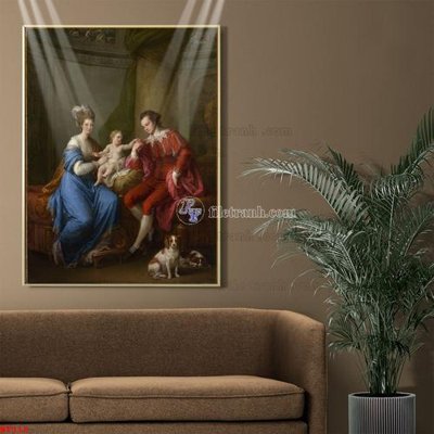 File gốc Tranh phục hưng nhân vật châu âu NT318 (in mica) làm bảng hiệu