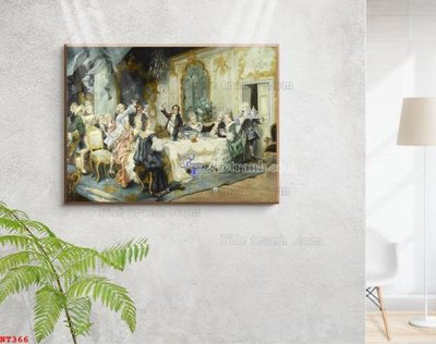 File gốc Tranh phục hưng nhân vật châu âu NT366 (ảnh chi tiết) để in ấn