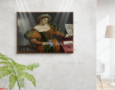 File gốc Tranh phục hưng nhân vật châu âu NT373 (in ấn) màu sắc trung thực