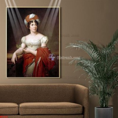 File in ấn Tranh phục hưng nhân vật châu âu NT393 (bản gốc) chất lượng cao