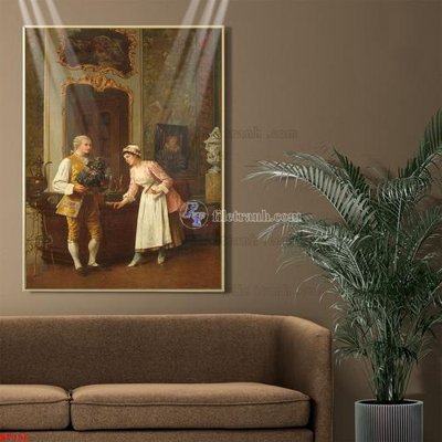 Tải về hình ảnh gốc Tranh phục hưng nhân vật châu âu NT396 sắc nét