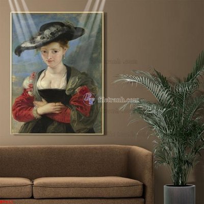 File tranh Tranh phục hưng nhân vật châu âu NT417 (bản gốc) in lụa 3D