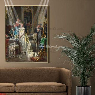 Download file Tranh phục hưng nhân vật châu âu NT422 (gốc) in mica ốp bếp