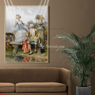 File ảnh Tranh phục hưng nhân vật châu âu NT450 (gốc) cho trang trí nội thất