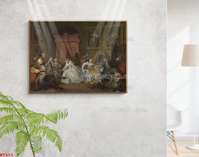 File PSD Tranh phục hưng nhân vật châu âu NT493 (gốc) nhiều lớp (multi-layer)