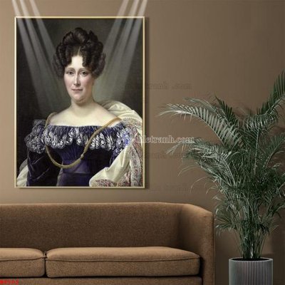 File in mica Tranh phục hưng nhân vật châu âu NT503 (bản gốc) siêu trong