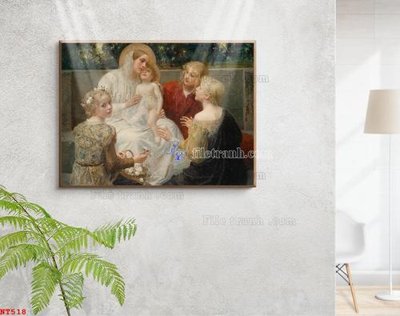 File PSD Tranh phục hưng nhân vật châu âu NT518 (bản gốc) dễ dàng edit