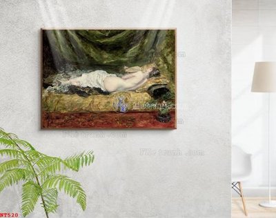 File in lụa Tranh phục hưng nhân vật châu âu NT520 (phong cảnh) Tranh phục hưng nhân vật châu âu NT520