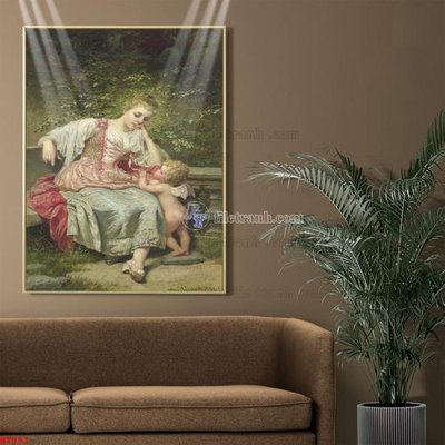 Tải file Tranh phục hưng nhân vật châu âu NT551 (gốc) in tranh tráng gương