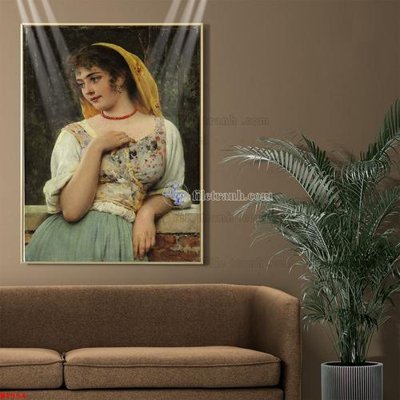 File gốc Tranh phục hưng nhân vật châu âu NT554 (in ấn) màu sắc trung thực