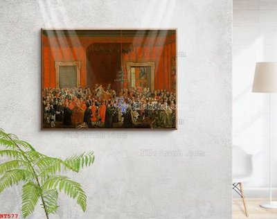 File ảnh gốc Tranh phục hưng nhân vật châu âu NT577 (chuyên in mica)