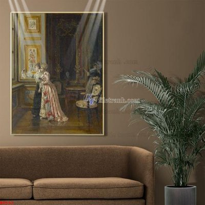 File tranh Tranh phục hưng nhân vật châu âu NT592 (bản gốc) treo tường