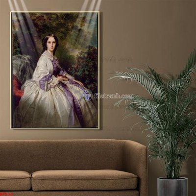 File gốc Tranh phục hưng nhân vật châu âu NT610 (in ấn) màu sắc trung thực