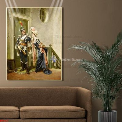 File tranh gốc Tranh phục hưng nhân vật châu âu NT617 chủ đề hiện đại