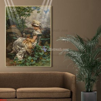 Hình ảnh file gốc Tranh phục hưng nhân vật châu âu NT630 cho in UV