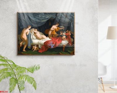 Ảnh gốc Tranh phục hưng nhân vật châu âu NT638 (độ nét cao) in tráng gương