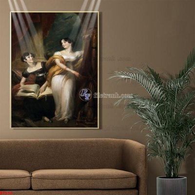 Download file gốc Tranh phục hưng nhân vật châu âu NT656 (in mica) trong suốt