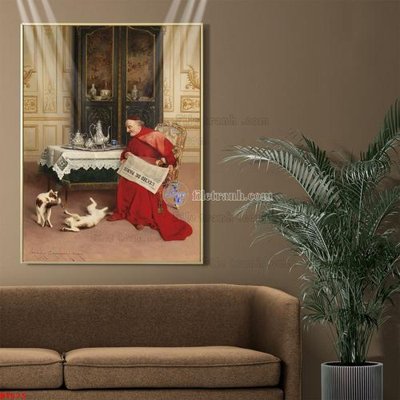 Download file Tranh phục hưng nhân vật châu âu NT675 (gốc) in mica bàn thờ