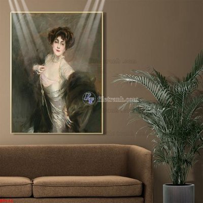 File in trần Tranh phục hưng nhân vật châu âu NT686 (bản gốc) hoa văn