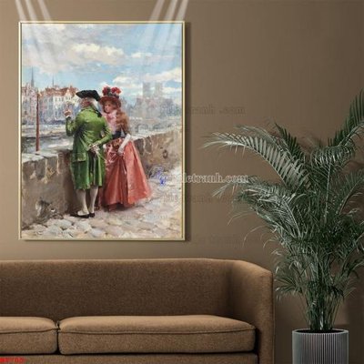 Tải file Tranh phục hưng nhân vật châu âu NT709 (ảnh gốc) in tranh kính