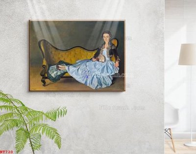 File in ấn Tranh phục hưng nhân vật châu âu NT720 (bản gốc) sắc nét