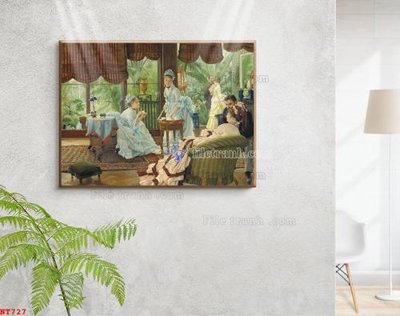 Download file gốc Tranh phục hưng nhân vật châu âu NT727 (in mica) 3D