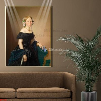 File gốc Tranh phục hưng nhân vật châu âu NT788 (in tráng gương) nghệ thuật