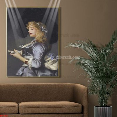 File in trần Tranh phục hưng nhân vật châu âu NT795 (bản gốc) mây trời